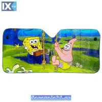 Ηλιοπροστασία Παρμπρίζ Αλουμινίου Μπομπ Σφουγγαράκης & Ρatrick 60x130cm 2385 1 Τεμάχιο