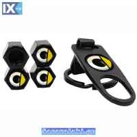 Καπάκια Βαλβίδων Αυτοκινήτου Με Μπρελόκ Smart 5 Τεμάχια