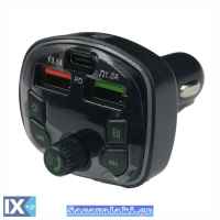 Fm Transmitter ΡL-671 Με Bluetooth, 2 USB Και Οθόνη LCD Μαύρο 1 Τεμάχιο