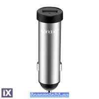 Φορτιστής Αναπτήρα Αυτοκινήτου Με 1 Θύρα USB Earldom CC21 12-24V 2.4A Γκρι 1 Τεμάχιο