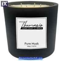 Αρωματικό Κερί Σόγιας Themagio Pure Musk 700gr 1 Τεμάχιο