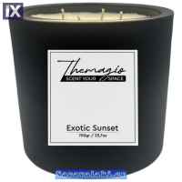 Αρωματικό Κερί Σόγιας Themagio Exotic Sunset 700gr 1 Τεμάχιο