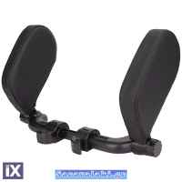 Πλαινά Μαξιλαράκια Προσκέφαλου / Υποστήριξης Λαιμού Memory Foam HLU1000 11x20x3.5cm Μαύρα 1 Τεμάχιο