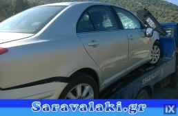 TOYOTA AVENSIS ΔΟΧΕΙΟ ΥΑΛΟΚΑΘΑΡΙΣΤΗΡΩΝ www.saravalaki.com