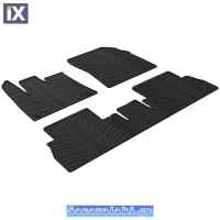 Πατάκια Αυτοκινήτου Gledring (0726) Συμβατά Με Opel Combo / Citroen Berlingo / Peugeot Rifter 2019 / Toyota Proace City 2020 / Fiat Doblo 2023 With Switching Passenger Seat