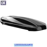 Μπαγκαζιέρα Οροφής Αυτοκινήτου Rackit Star 480lt Μαύρη Γυαλιστερή Με Διπλό Άνοιγμα Και Τοποθέτηση Quick Fix