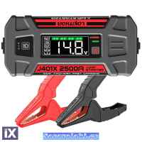 Εκκινητής Μπαταριών Αυτοκινήτου, Powerbank, Φακός Led 3 Σε1 Lokithor J401X 12 Volt 2500A Με Τεχνολογία Εκκίνησης Έως -40°C 1 Τεμάχιο