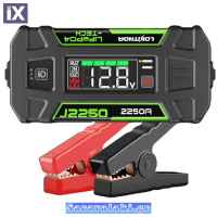 Εκκινητής Μπαταριών Αυτοκινήτου, Powerbank, Φακός Led 3 Σε1 Lokithor J2250 Pro LifePO4 12 Volt 2250A 1 Τεμάχιο