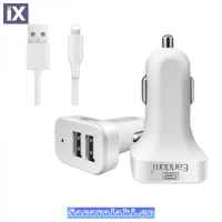 Φορτιστής Αναπτήρα Αυτοκινήτου Για Iphone Earldom ES-131 Με 2 Θύρες USB 9-12V 2.1A 1 Τεμάχιο