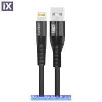 Καλώδιο USB Φόρτισης Και Μεταφοράς Δεδομένων Για Iphone Earldom EC-077L Μαύρο 1m 1 Τεμάχιο