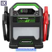Επαγγελαμτικός Εκκινητής Μπαταριών , Powerbank, Φακός Led 3 Σε1 Lokithor J10000HD 12 Volt 10000A / 24V 5000A 1 Τεμάχιο
