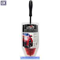 Βούρτσα Καθαρισμού Ζαντών Και Κινητήρα Detailing Pro Feral Μαύρη Κόκκινη 43.5cm 1 Τεμάχιο