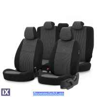 Καλύμματα Αυτοκινήτου Otom Smart Design Universal Ύφασμα / Δερματίνη Σετ Εμπρός / Πίσω Μαύρο SLΤSΜΤ101-ΝΖ 11 Τεμάχια