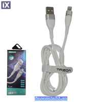 Καλώδιο USB Φόρτισης Και Μεταφοράς Δεδομένων Για Iphone Λευκό CA-8182 5.1A 1m 1 Τεμάχιο